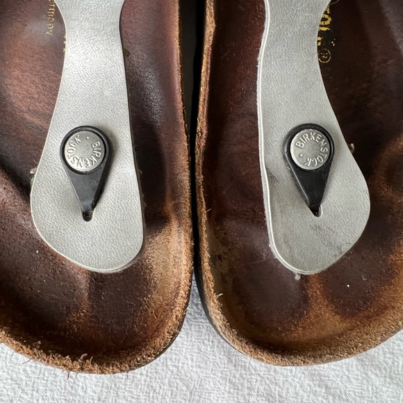 Birkenstock Gizeh Silver Women’s  size 8/38 - Picture 8 of 8
